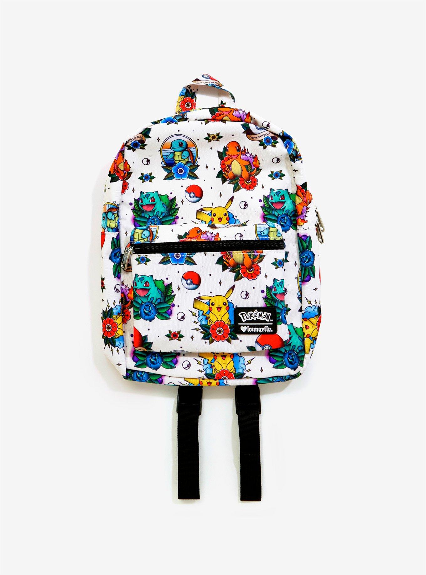 Loungefly Pok&eacute;mon Tattoo Starters Mini Backpack, , alternate