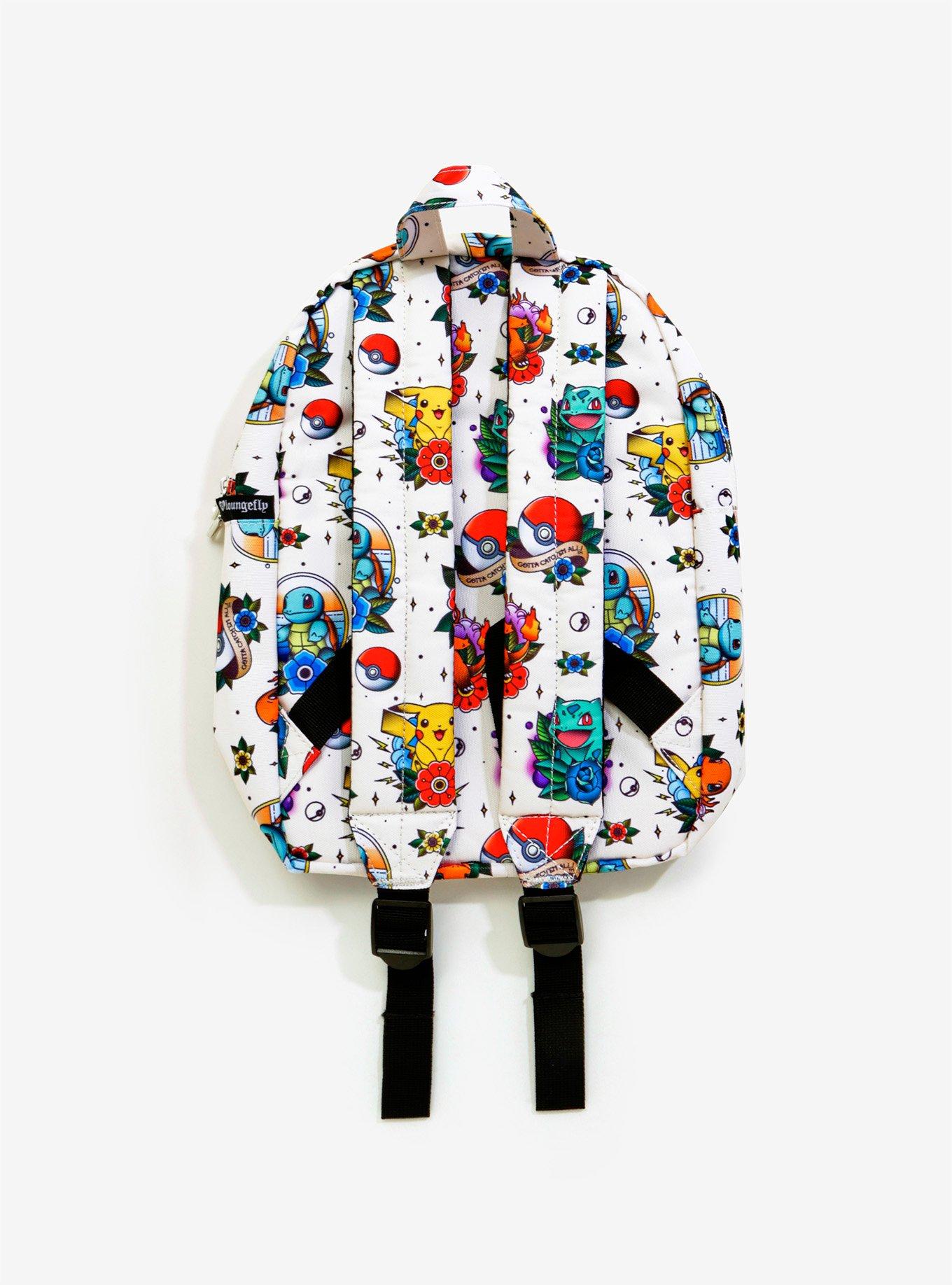 Loungefly Pok&eacute;mon Tattoo Starters Mini Backpack, , alternate