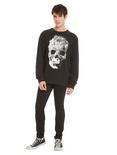 XXX RUDE Black Floral Skull Print Sweatshirt, , alternate