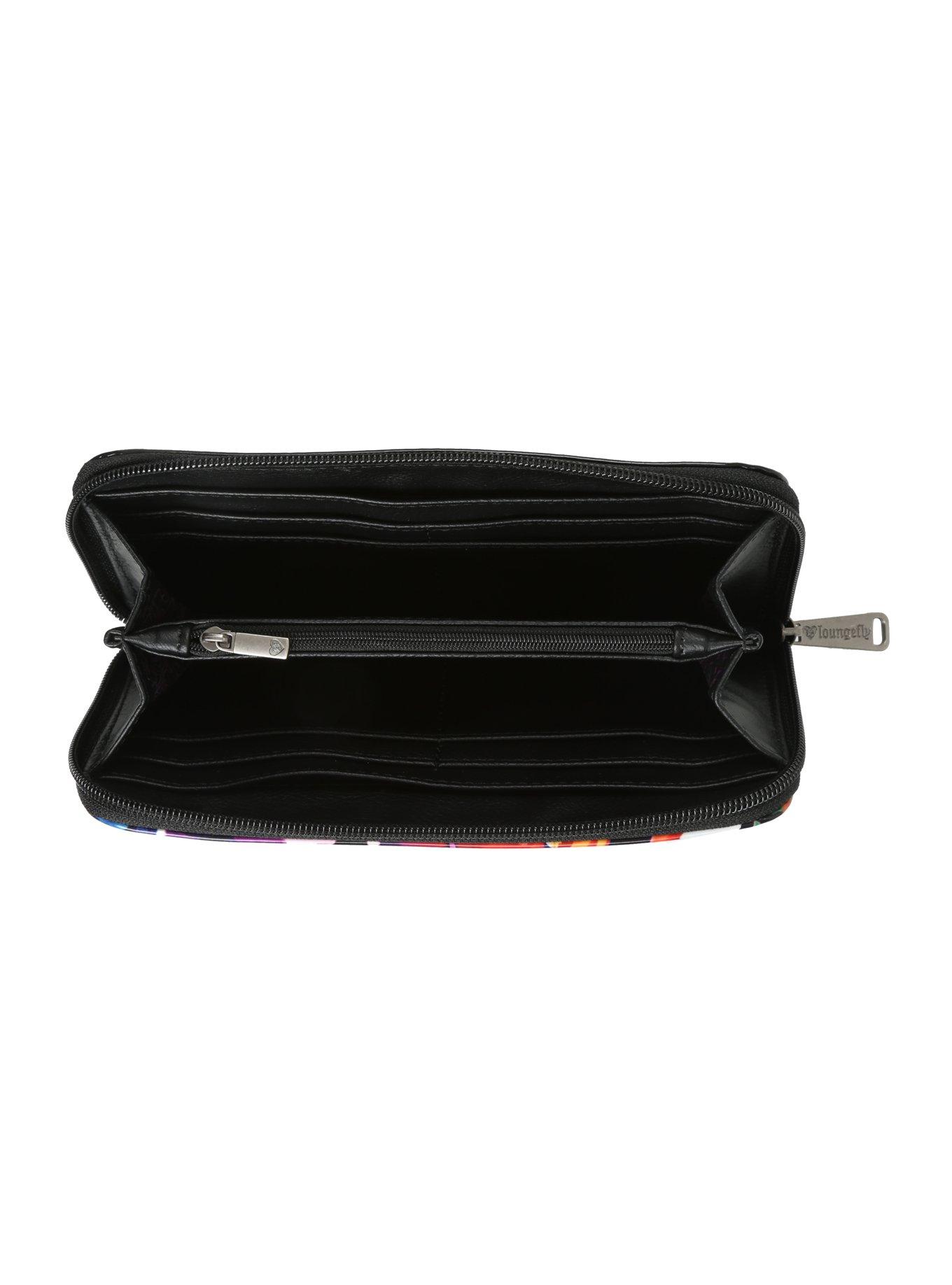 Loungefly Disney Alice In Wonderland Flowers Zipper Wallet, , alternate