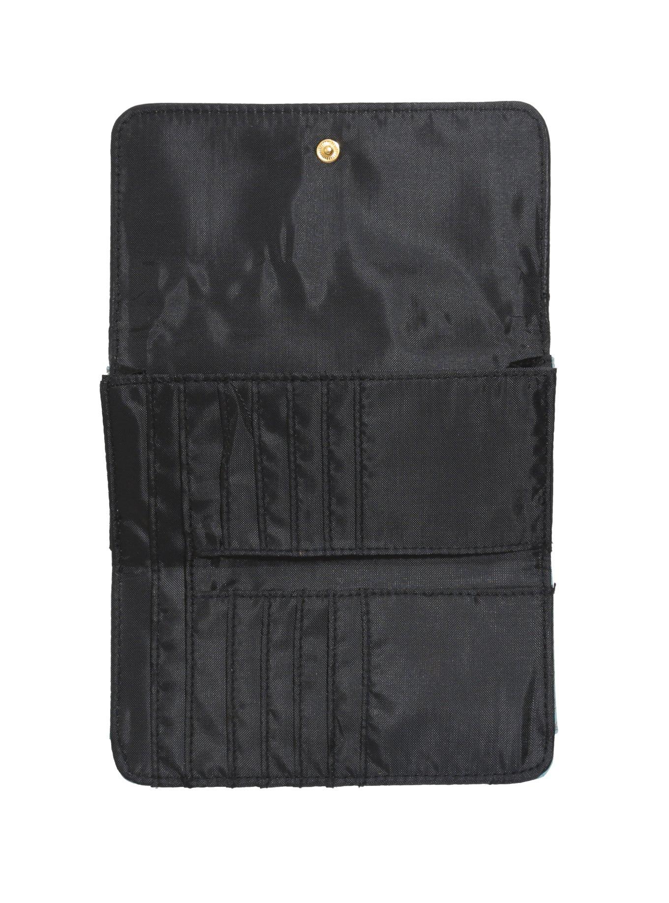 Loungefly Disney Alice In Wonderland Clocks Flap Wallet, , alternate