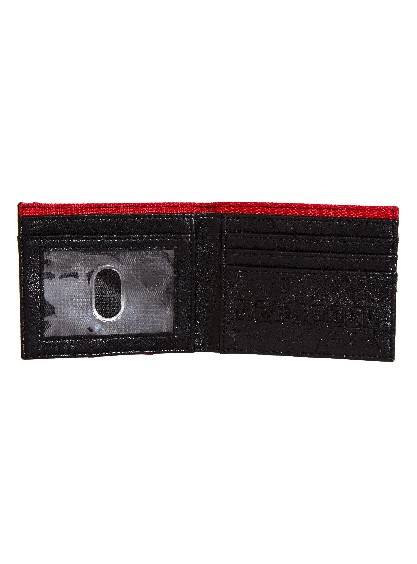Marvel Deadpool Logo Bi-Fold Wallet, , alternate
