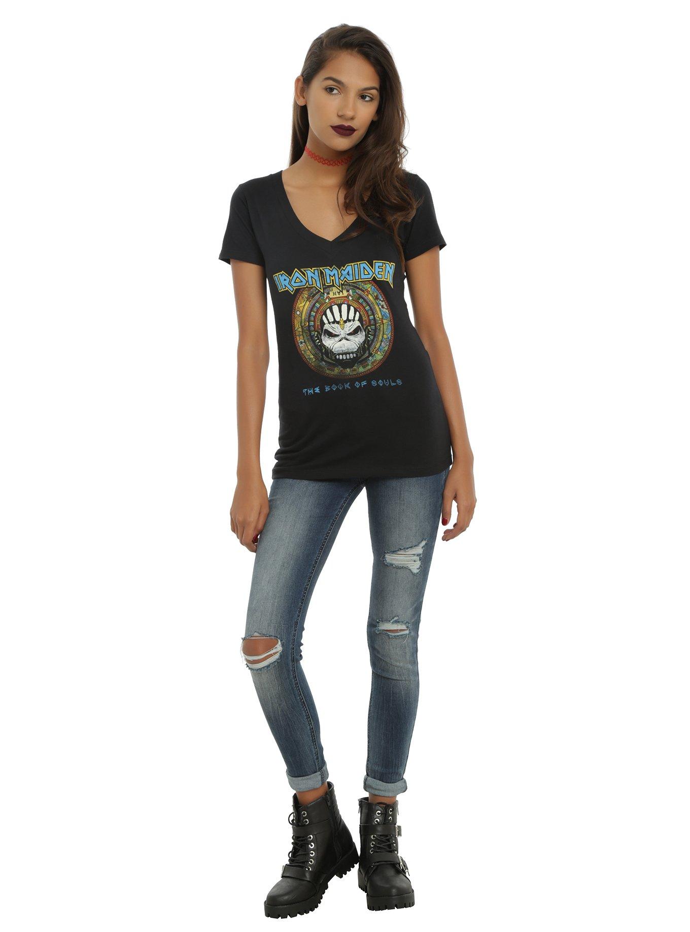 Iron Maiden The Book Of Souls Girls T-Shirt, , alternate