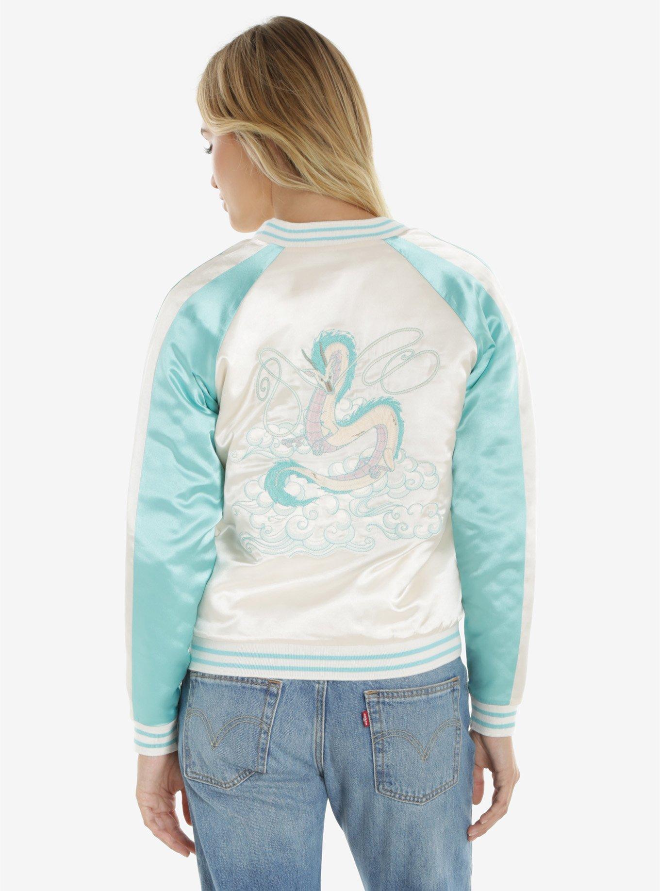 Her Universe Studio Ghibli Spirited Away Haku Bomber Jacket, , alternate