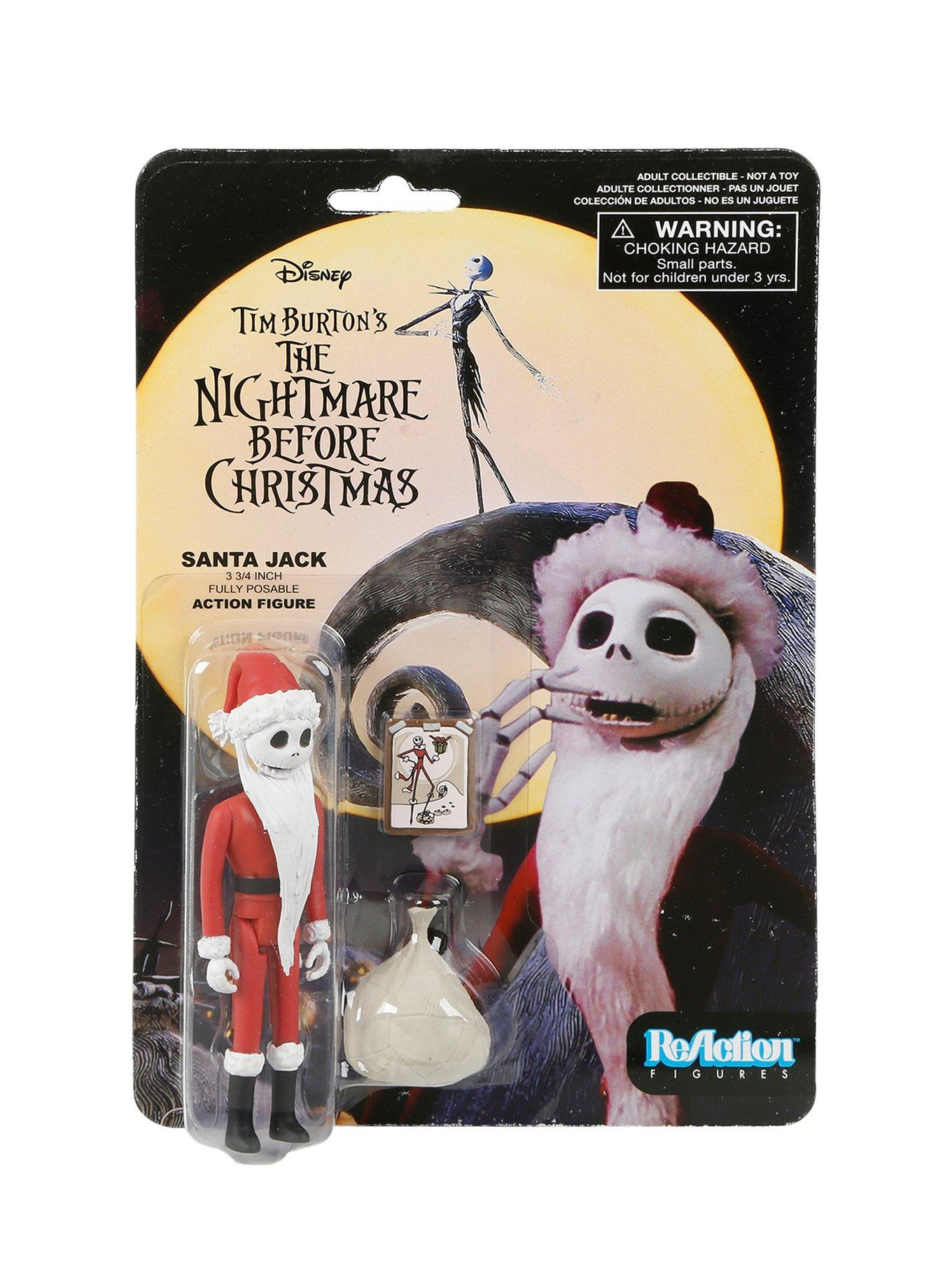 Funko The Nightmare Before Christmas ReAction Santa Jack Action Figure, , alternate