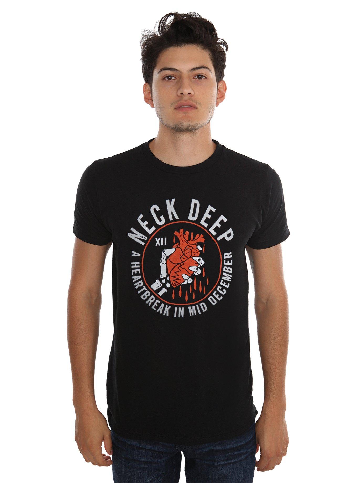 Neck Deep December Heart T-Shirt, , alternate