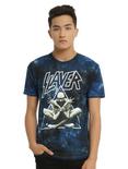Slayer Triangle Demon Tie Dye T-Shirt, , alternate
