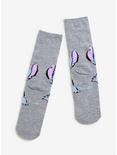 Disney Lilo & Stitch Cozy Grey Crew Socks, , alternate