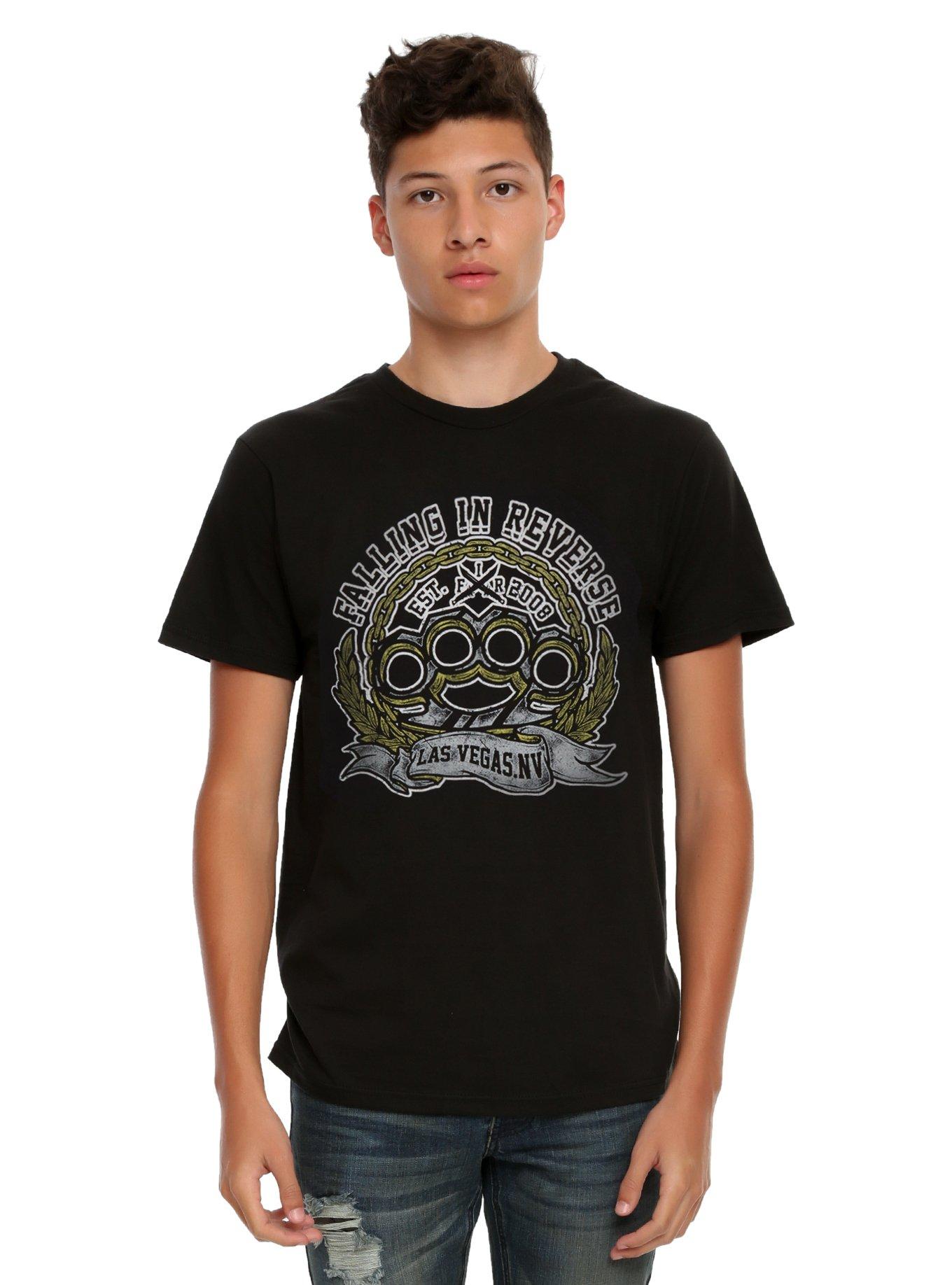 Falling In Reverse Brass Knuckles T-Shirt, , alternate