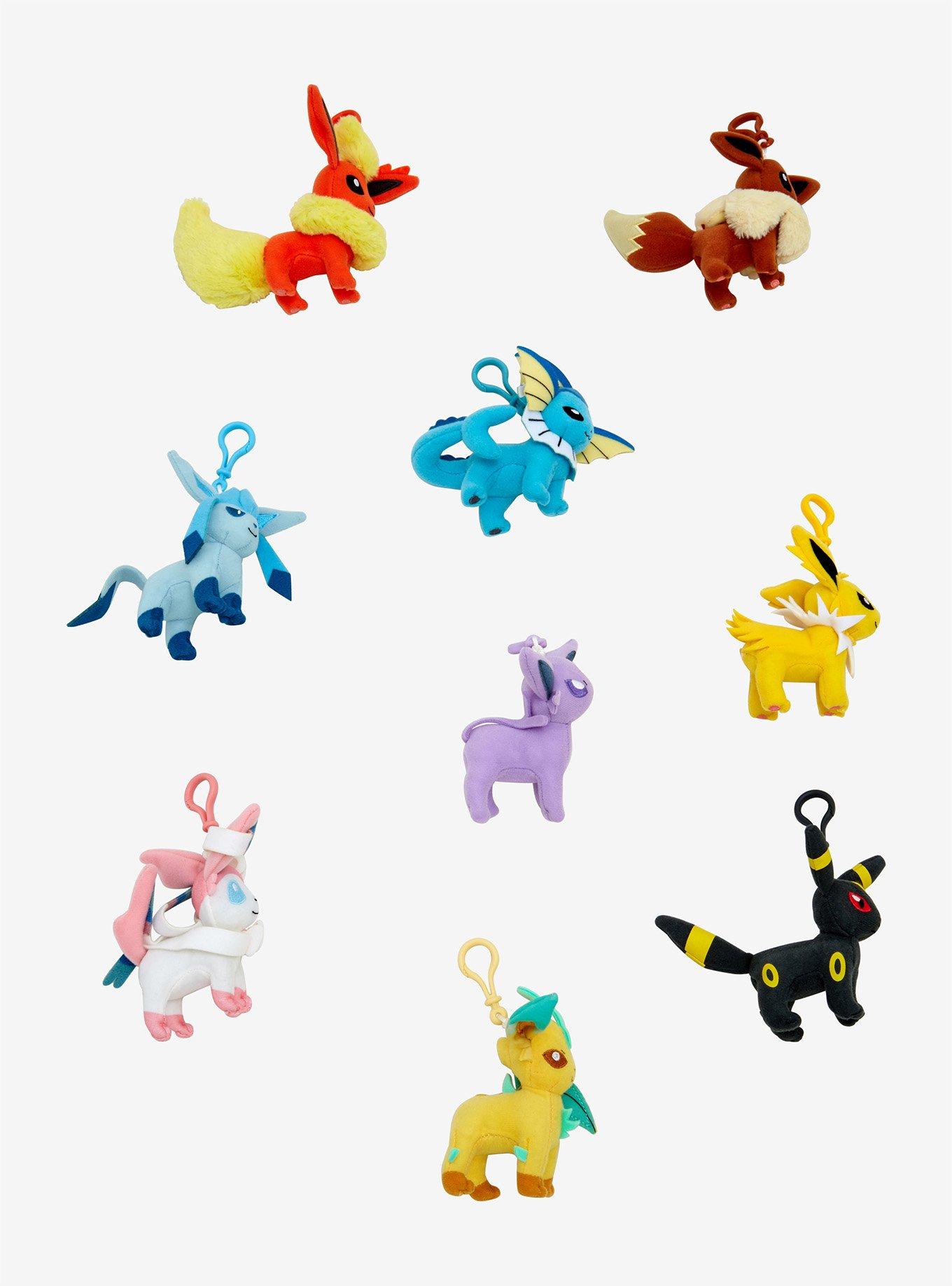 Pokemon Eevee Eeveelutions Assorted Plush Key Chains, , alternate