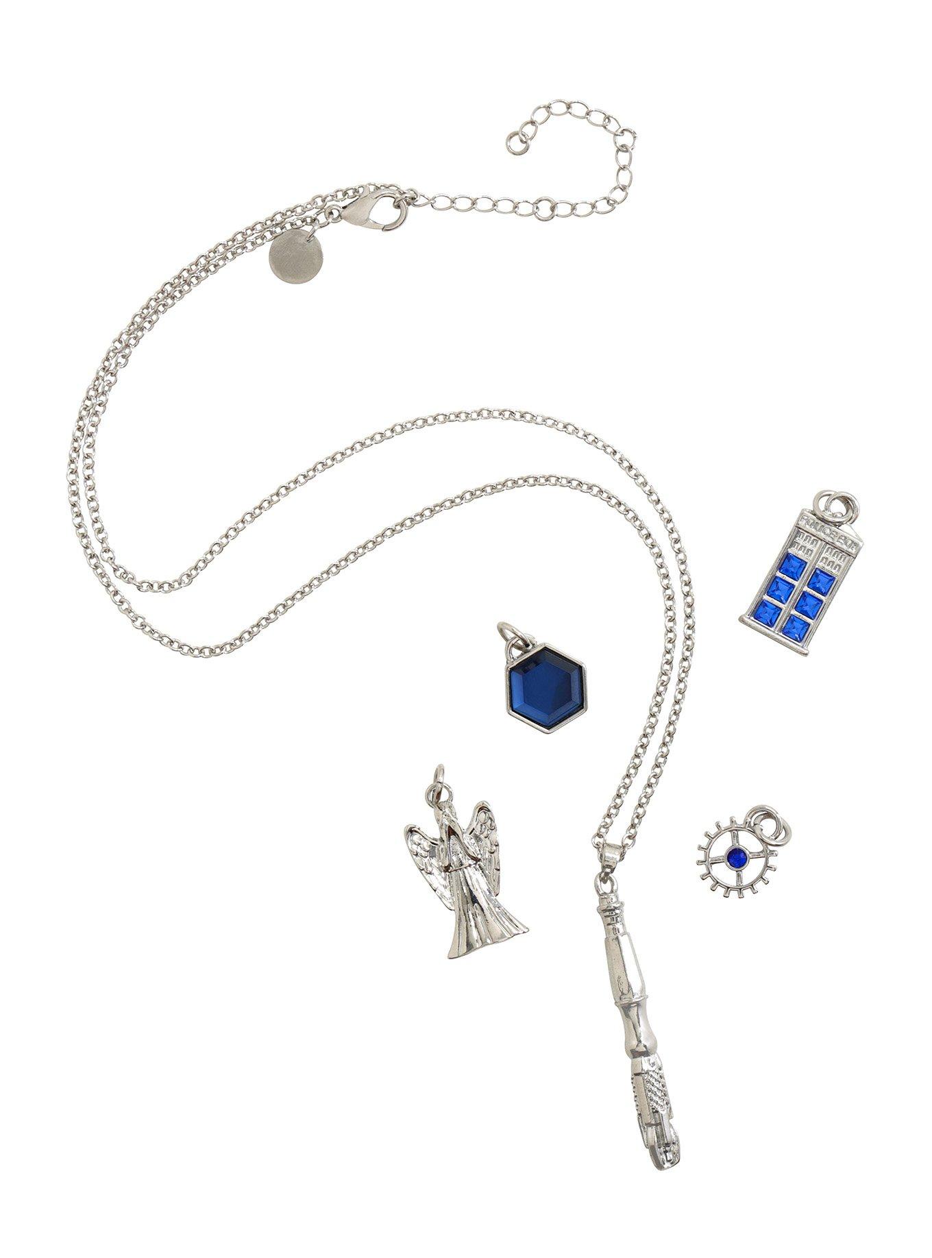 Doctor Who Icons Interchangeable Charm Necklace, , alternate