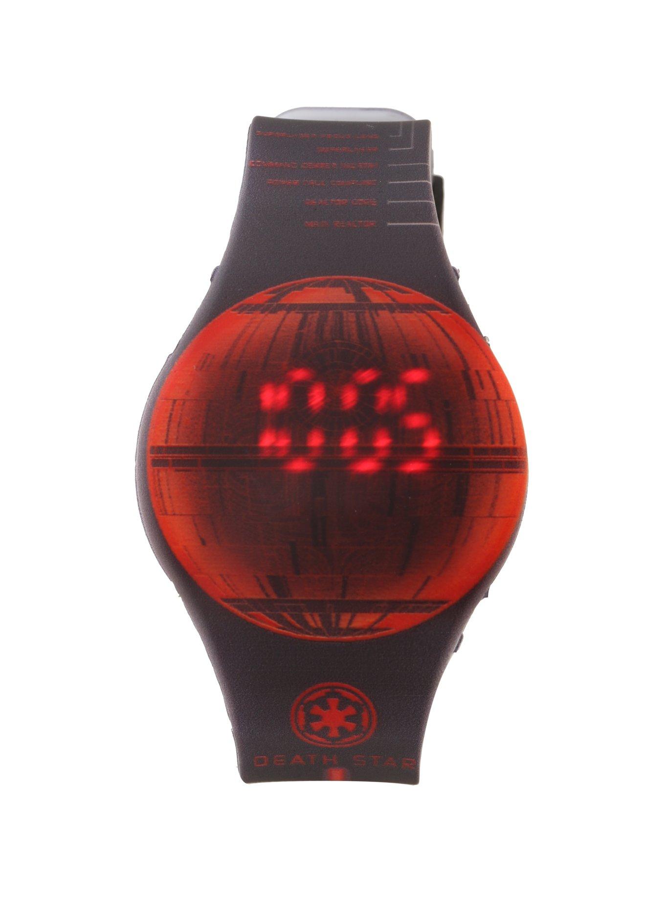 Star Wars Death Star Rubber LED Watch, , alternate