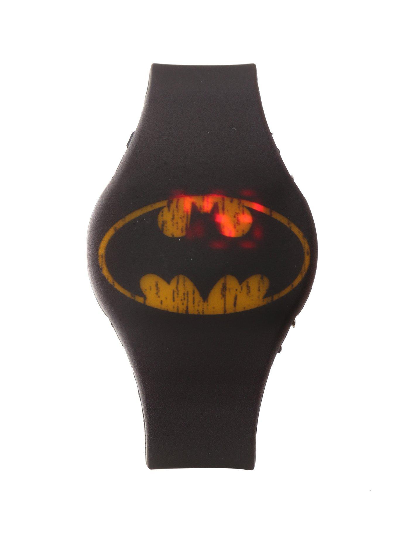 DC Comics Batman Rubber LED Watch, , alternate