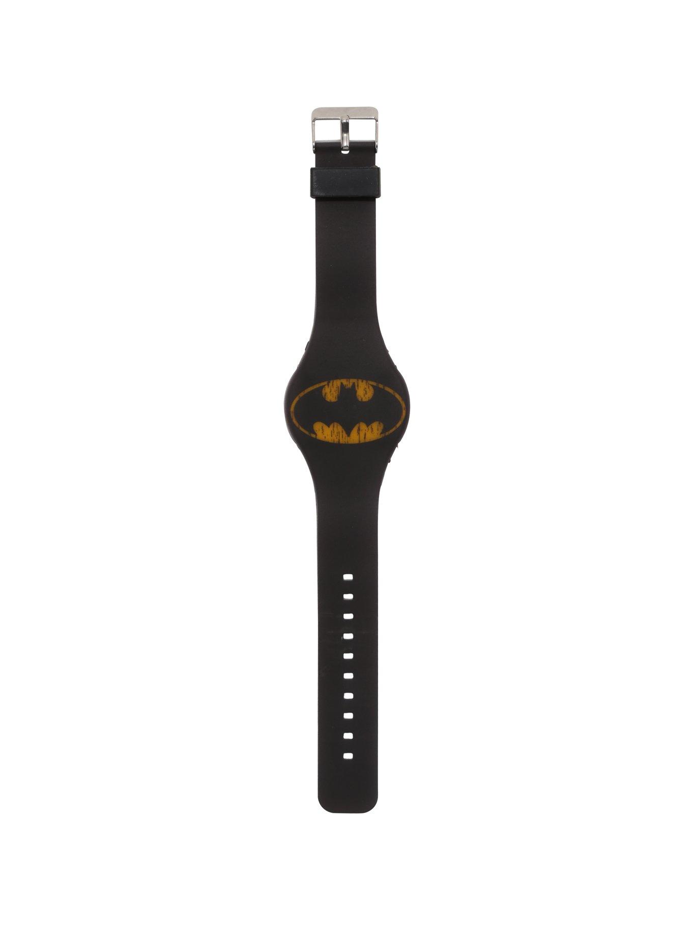DC Comics Batman Rubber LED Watch, , alternate