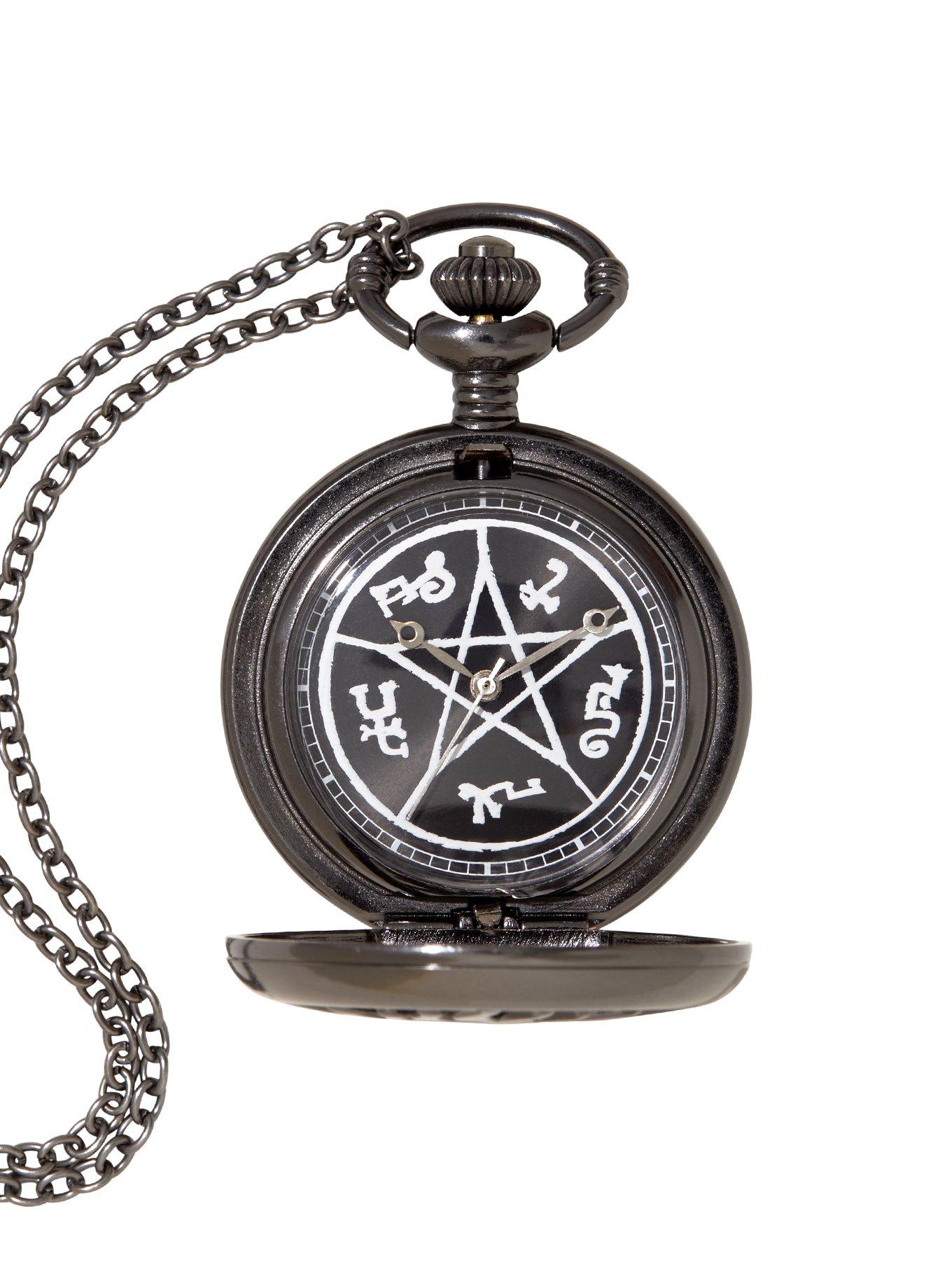 Supernatural Anti-Possession Pocket Watch Necklace, , alternate