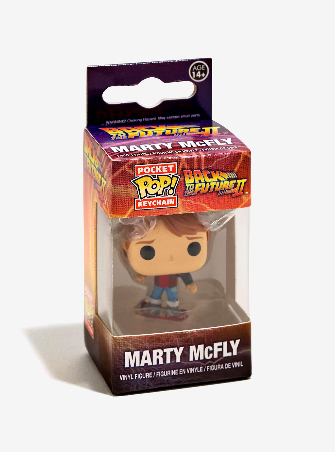 Funko Pocket Pop! Back To The Future Marty McFly Hoverboard Key Chain, , alternate