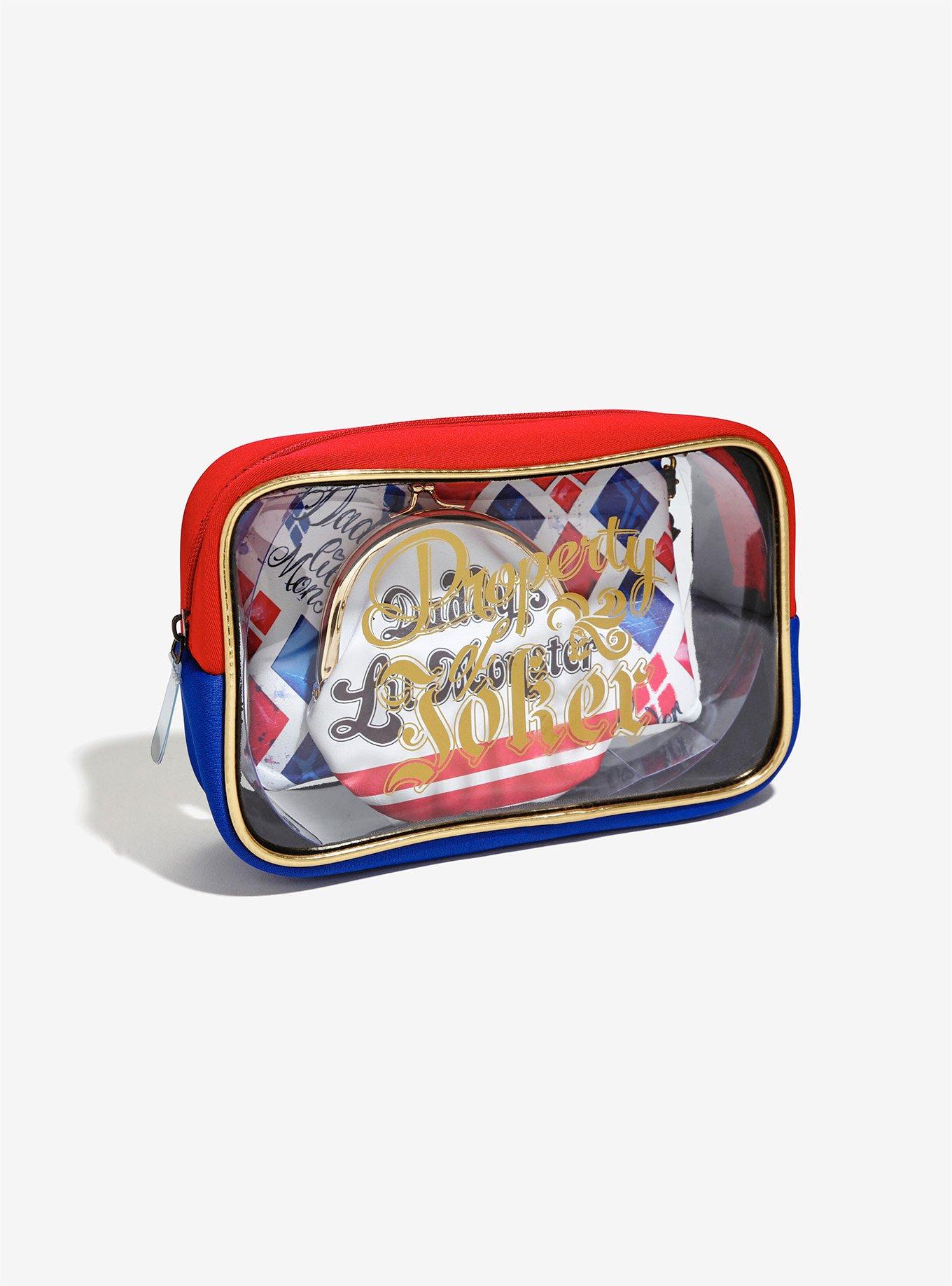 DC Comics Suicide Squad Harley Quinn Cosmetic Bag Set, , alternate