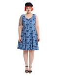 How To Train Your Dragon Toothless Print Dress Plus Size, , alternate