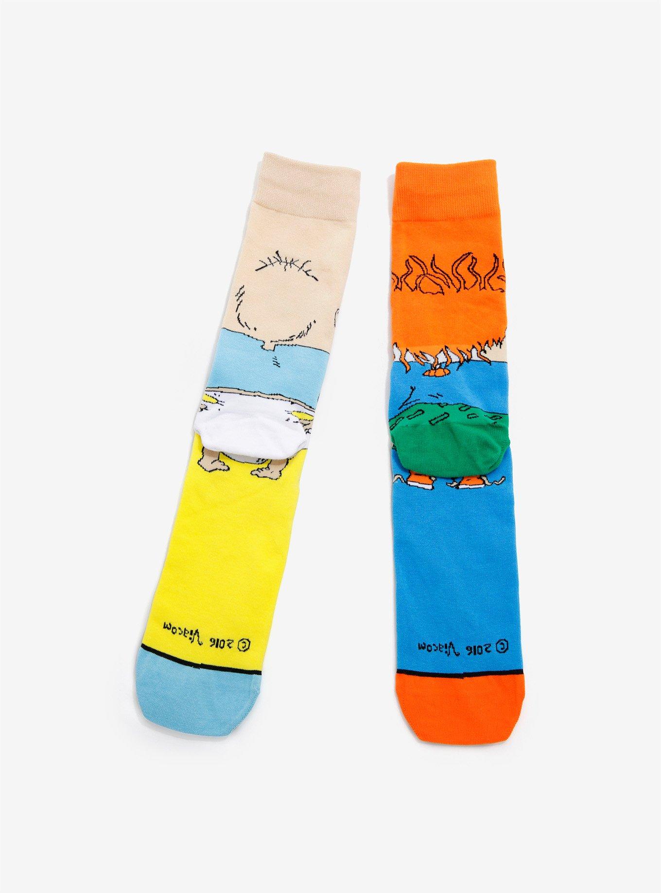 Odd Sox Rugrats Tommy And Chuckie Socks, , alternate