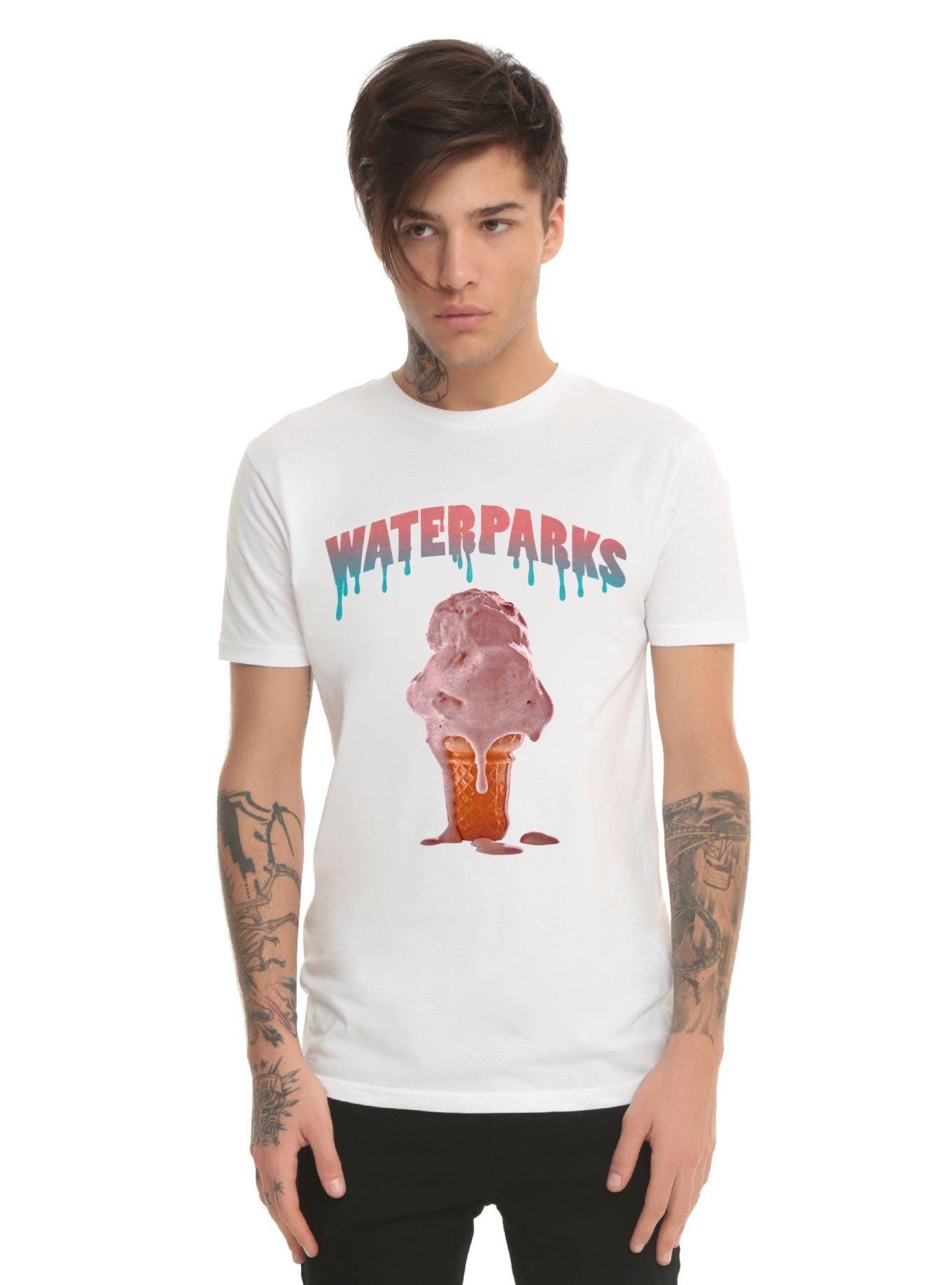 Waterparks Ice Cream Drip T-Shirt, , alternate