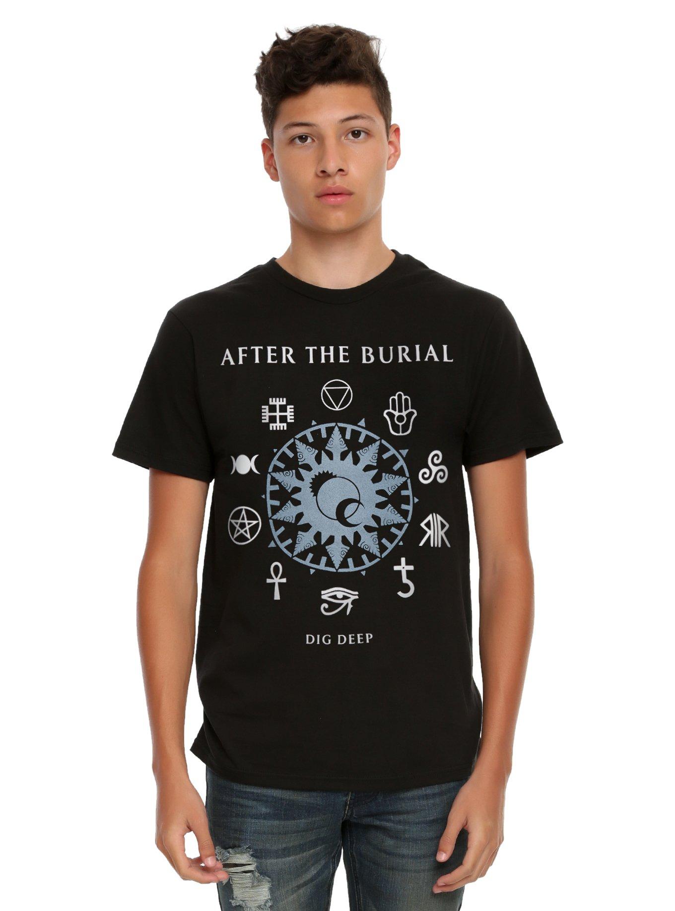 After The Burial Dig Deep Symbols T-Shirt, , alternate
