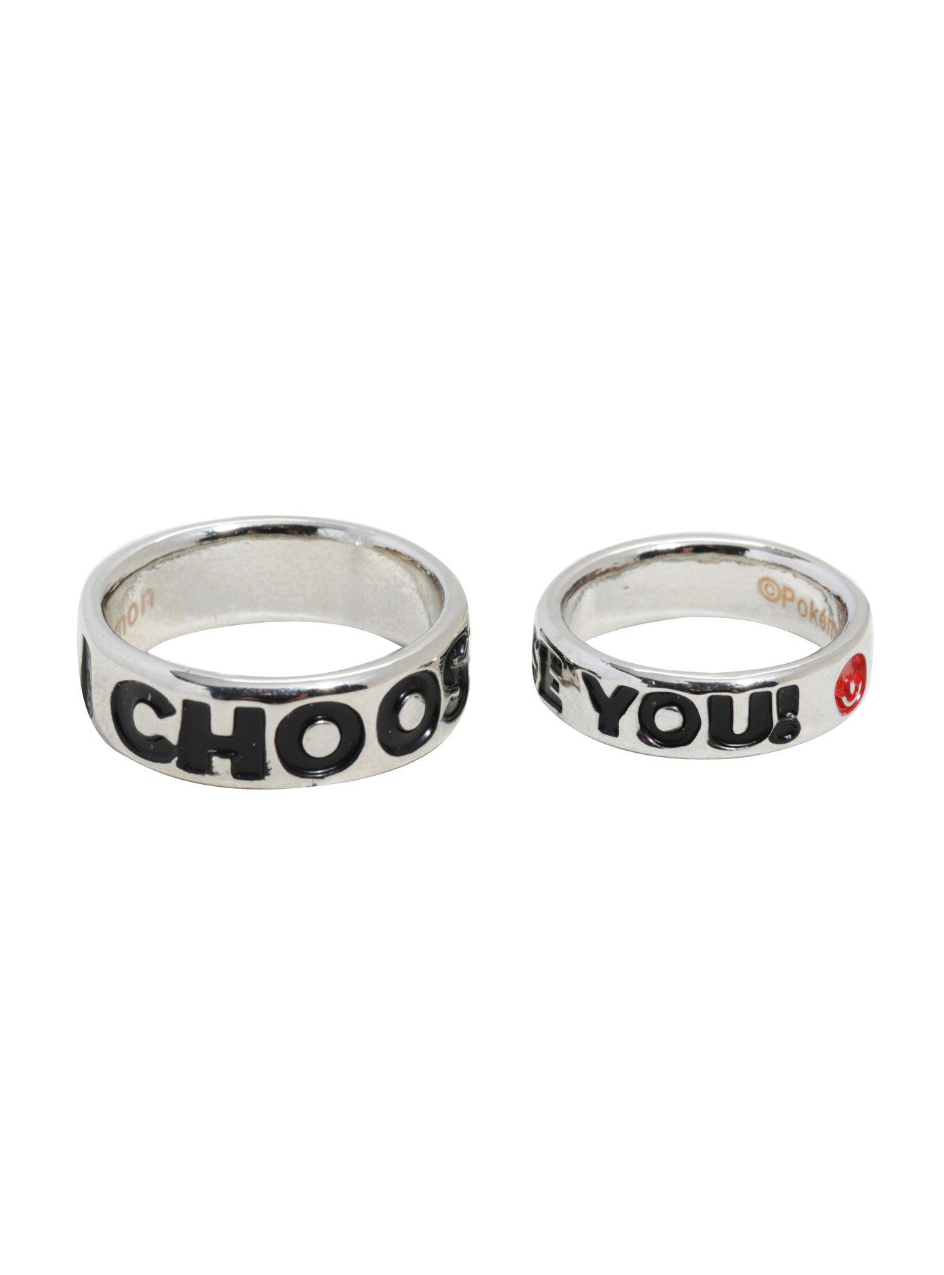 Pokemon I Choose You Ring Set, , alternate