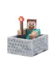 Minecraft Series 3 Steve With Minecart Action Figure, , alternate