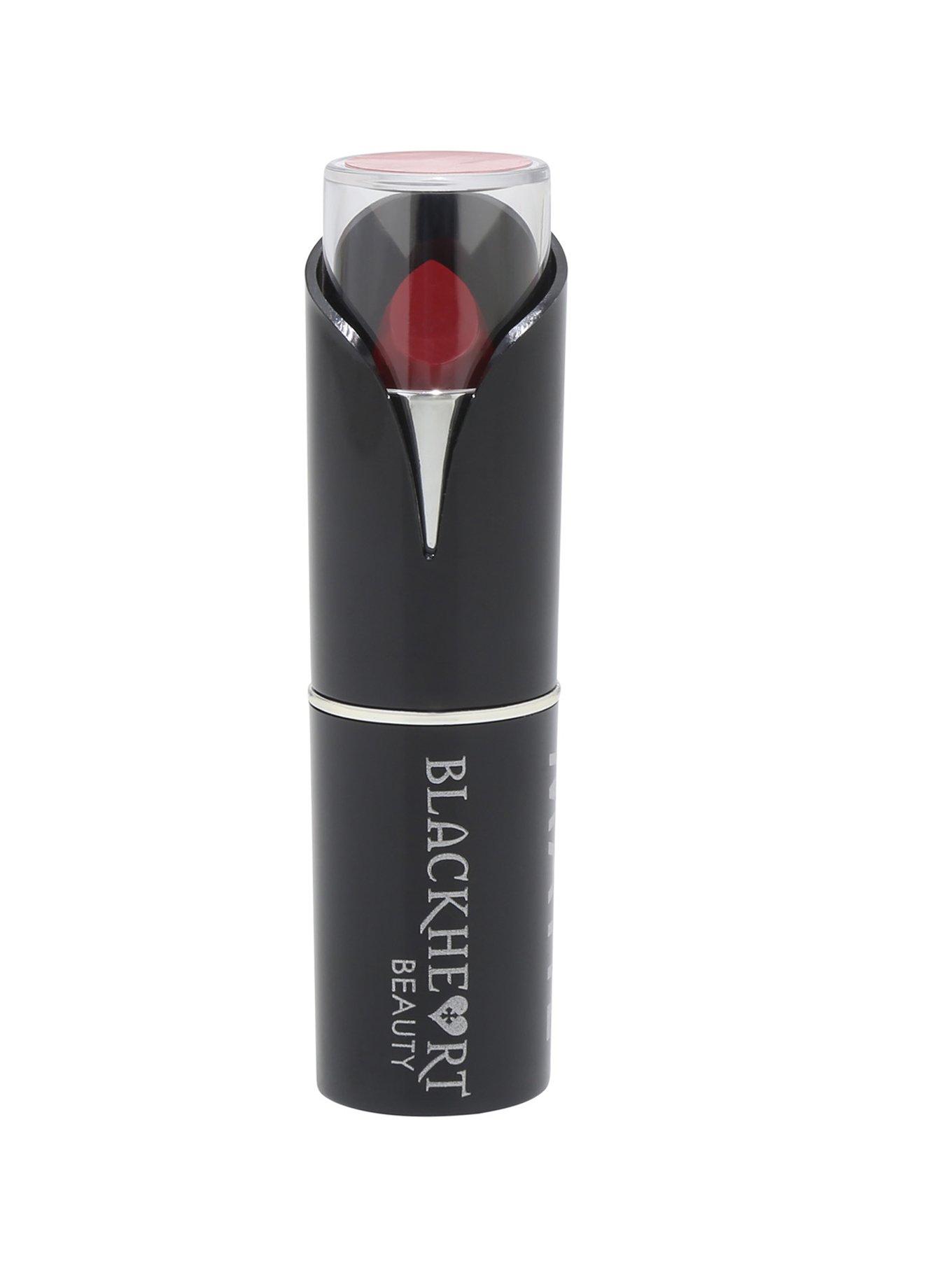 Blackheart Beauty Bright Red Matte Lipstick, , alternate