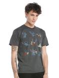 Disney Lilo & Stitch Poses T-Shirt, , alternate