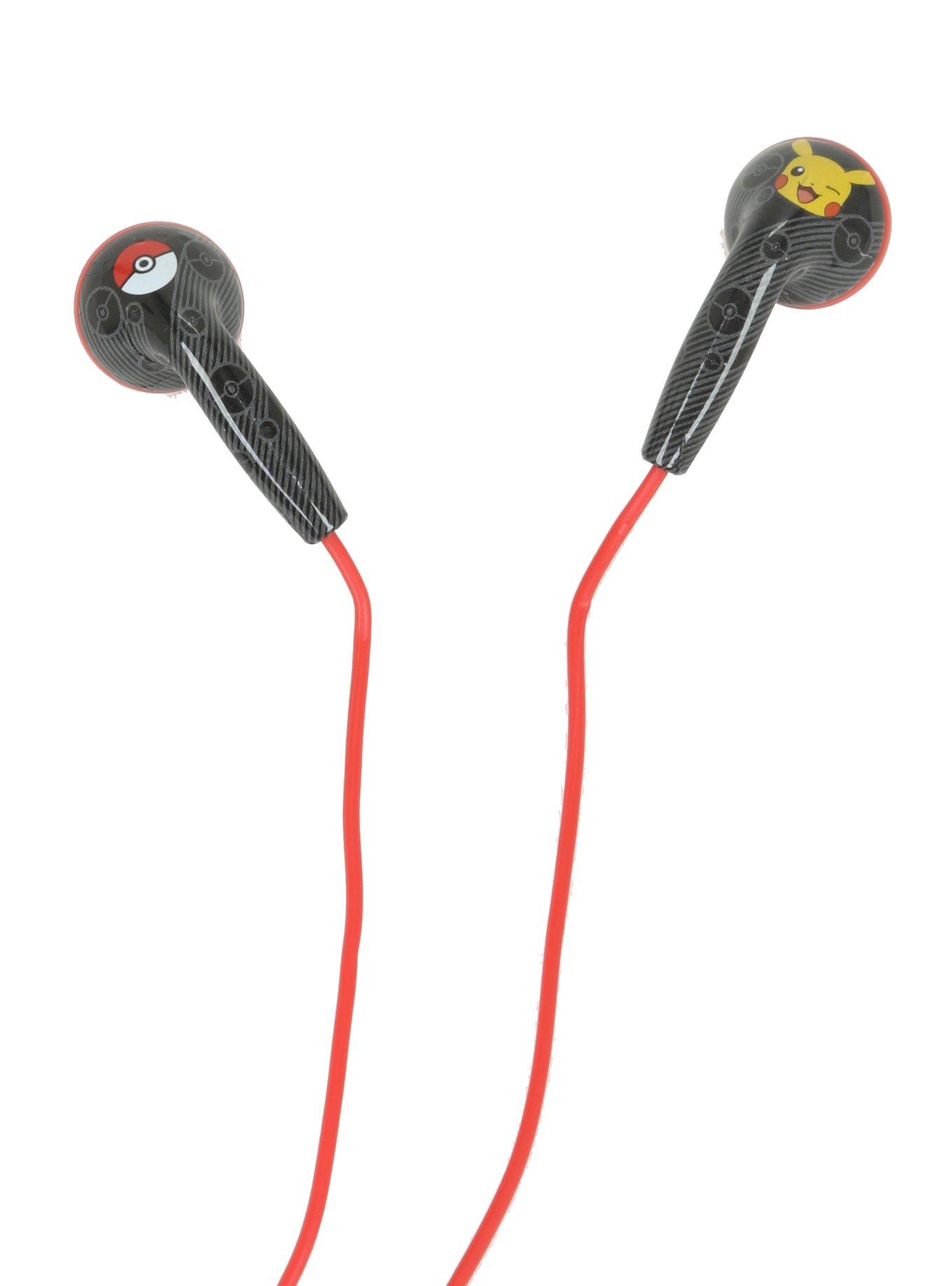 Pokemon Pikachu Poke Ball Earbuds, , alternate