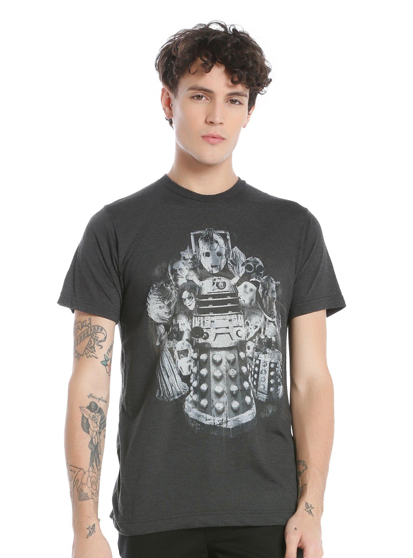 Doctor Who Villains Collage T-Shirt, , alternate