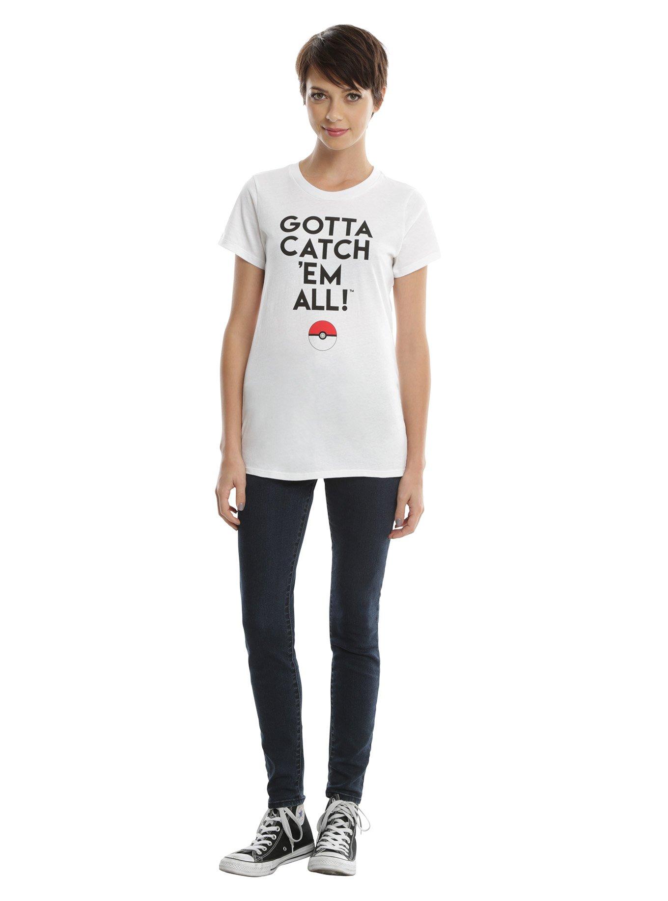 Pokémon Gotta Catch Em All Girls T-Shirt, , alternate