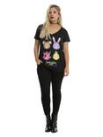 Five Nights At Freddy's Chibi Characters Girls T-Shirt Plus Size, , alternate