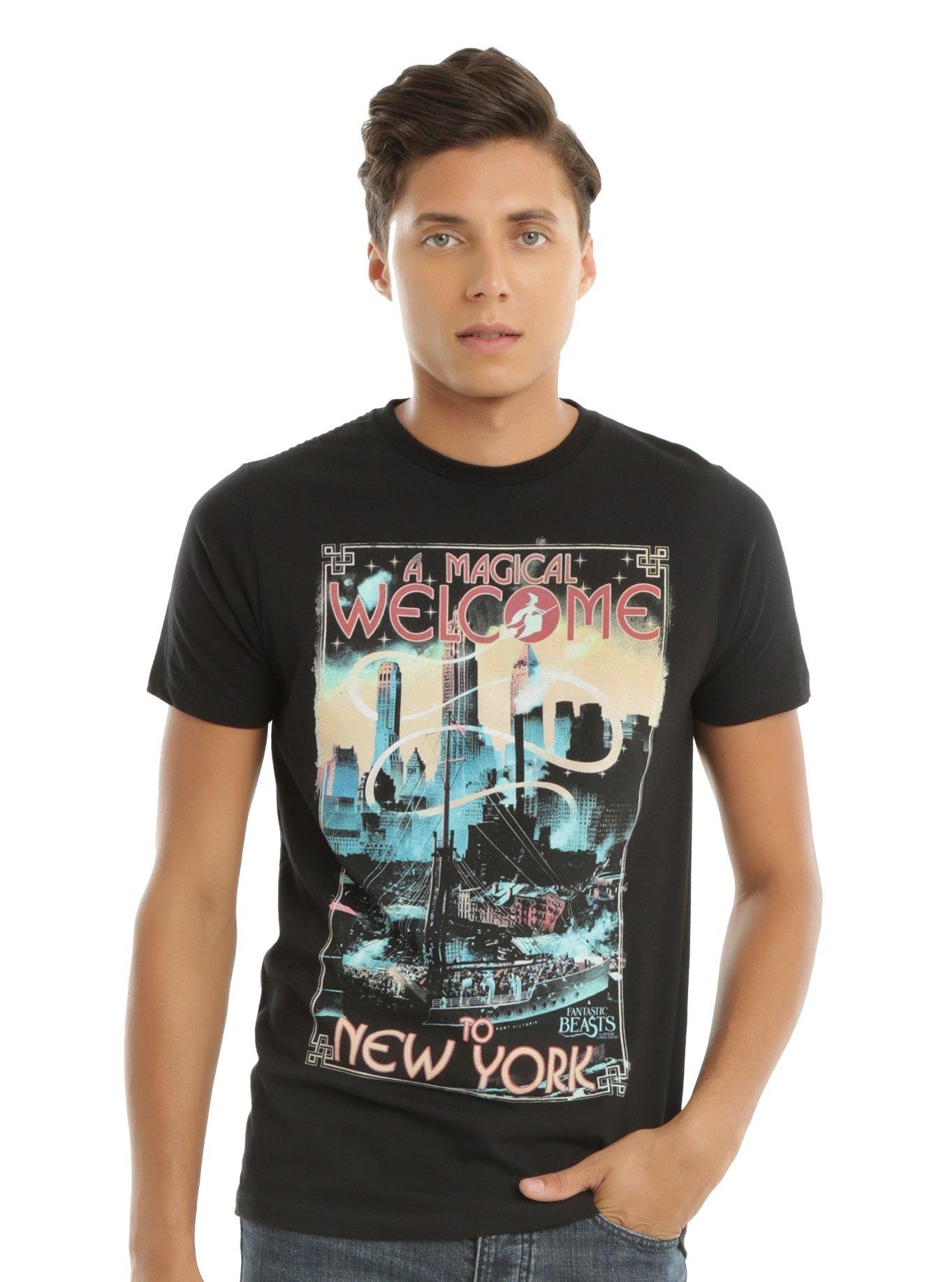 Fantastic Beasts And Where To Find Them Welcome To New York T-Shirt, , alternate