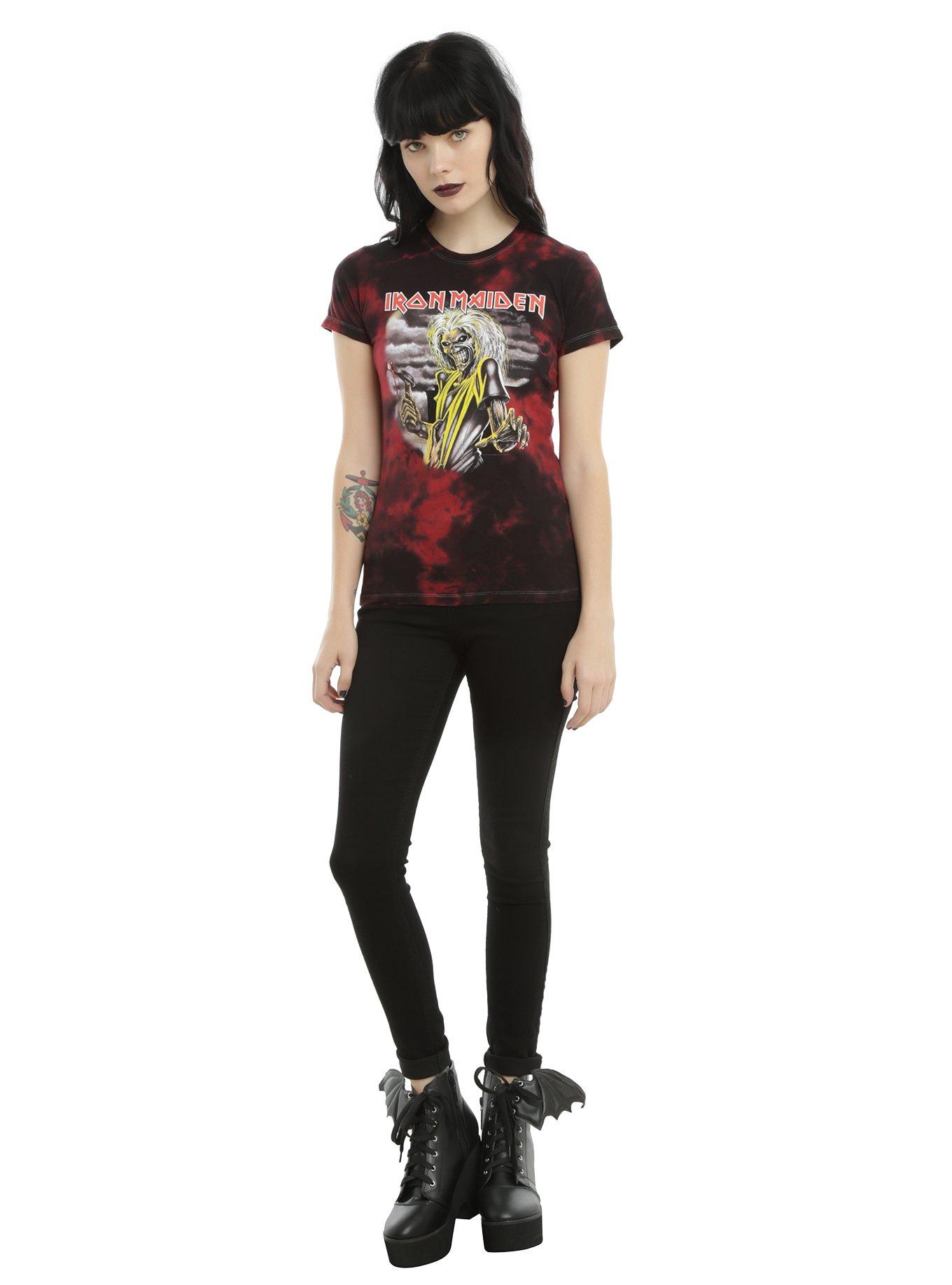Iron Maiden Killers Tie Dye Girls T-Shirt, , alternate