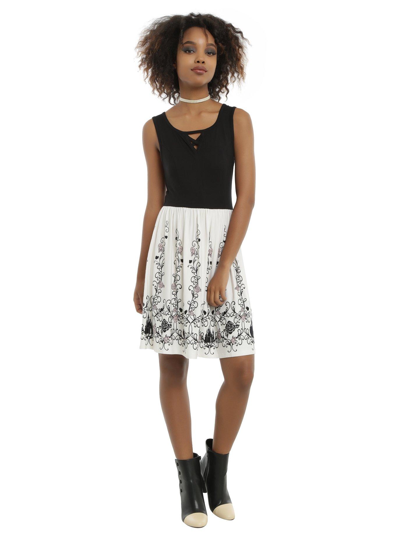 Disney Sleeping Beauty Fit & Flare Dress, , alternate