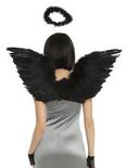 Black Angel Wing Set, , alternate