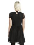 Black & White Collar Lace Dress, , alternate