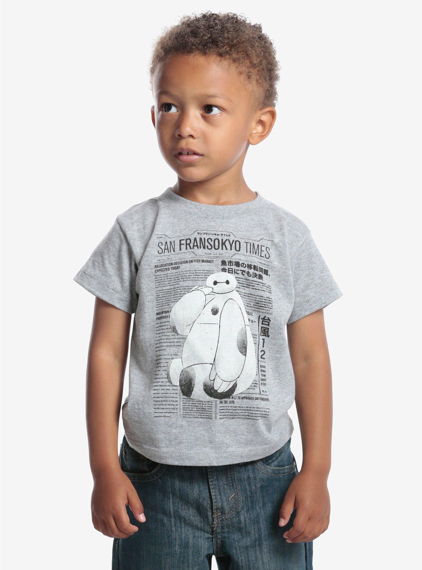Disney Big Hero 6 Baymax San Franksokyo Times Toddler Tee, , alternate