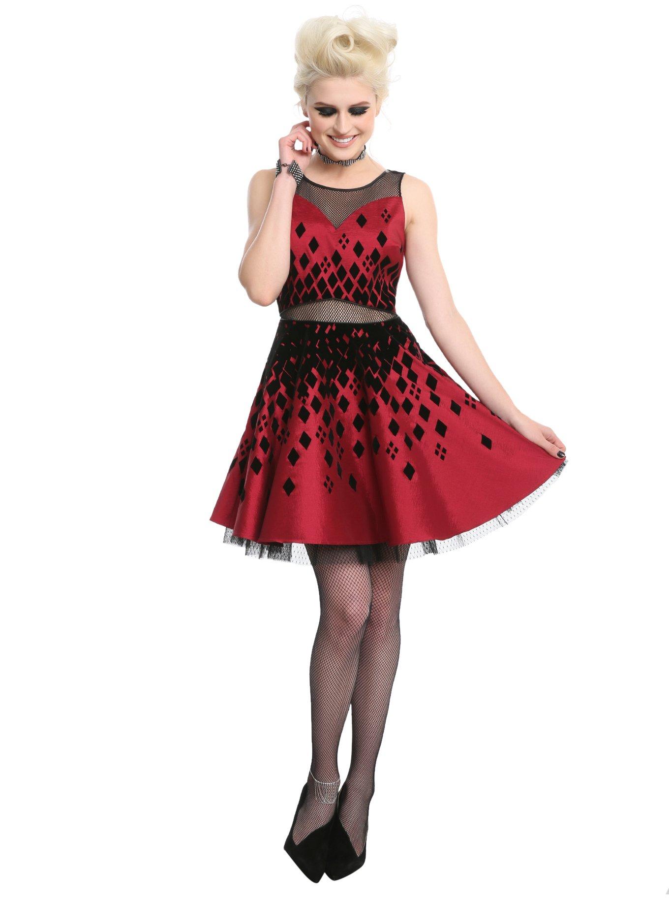 DC Comics Harley Quinn Formal Dress, , alternate