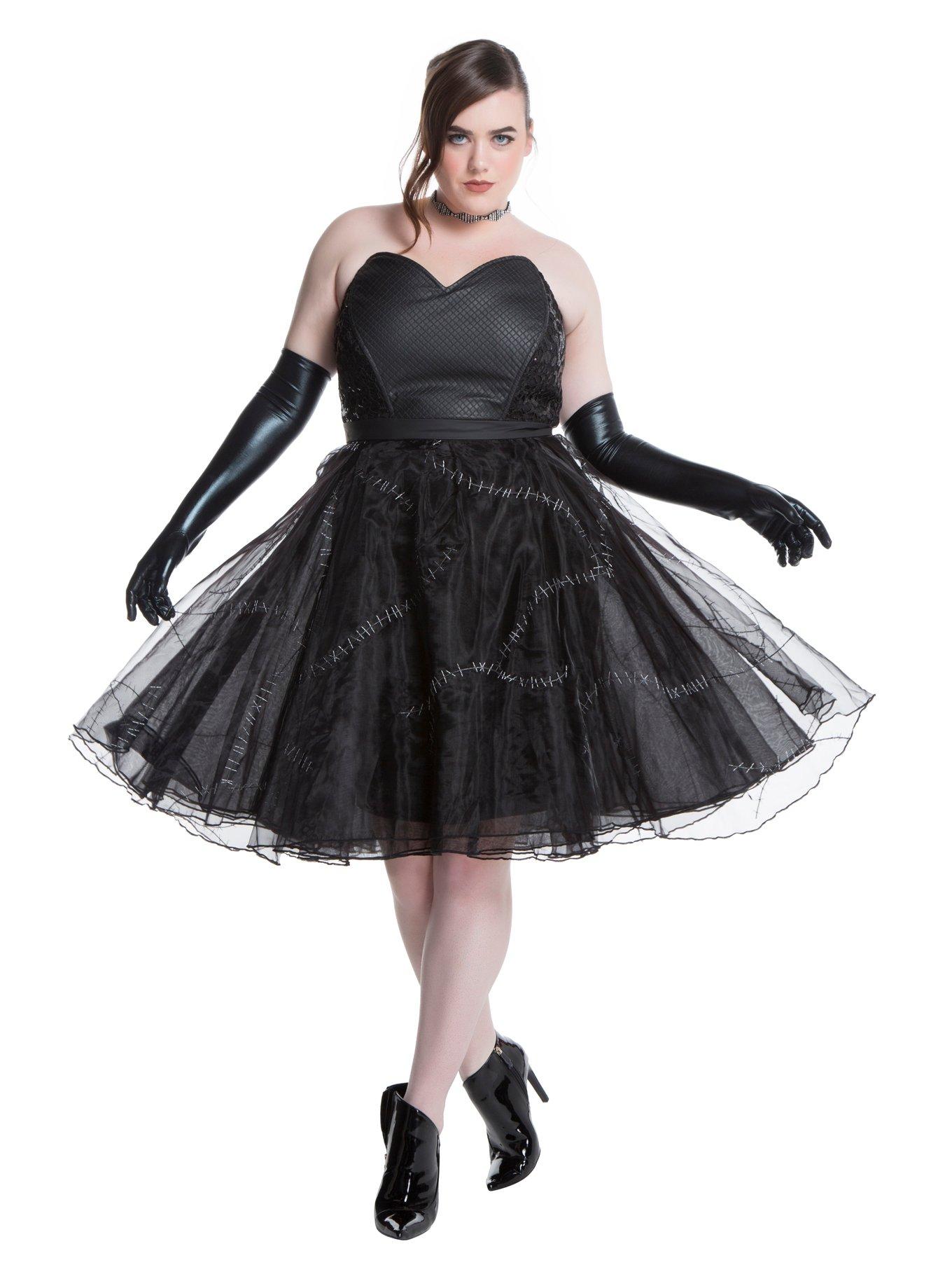 DC Comics Catwoman Formal Dress Plus Size, , alternate