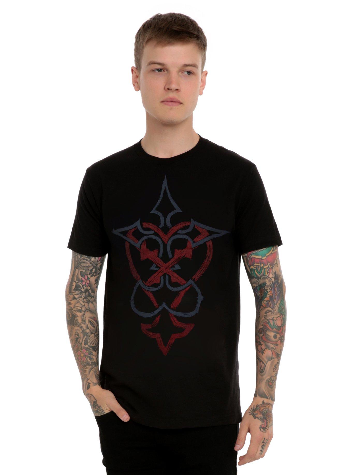 Disney Kingdom Hearts Heartless/Nobody Logo T-Shirt, , alternate