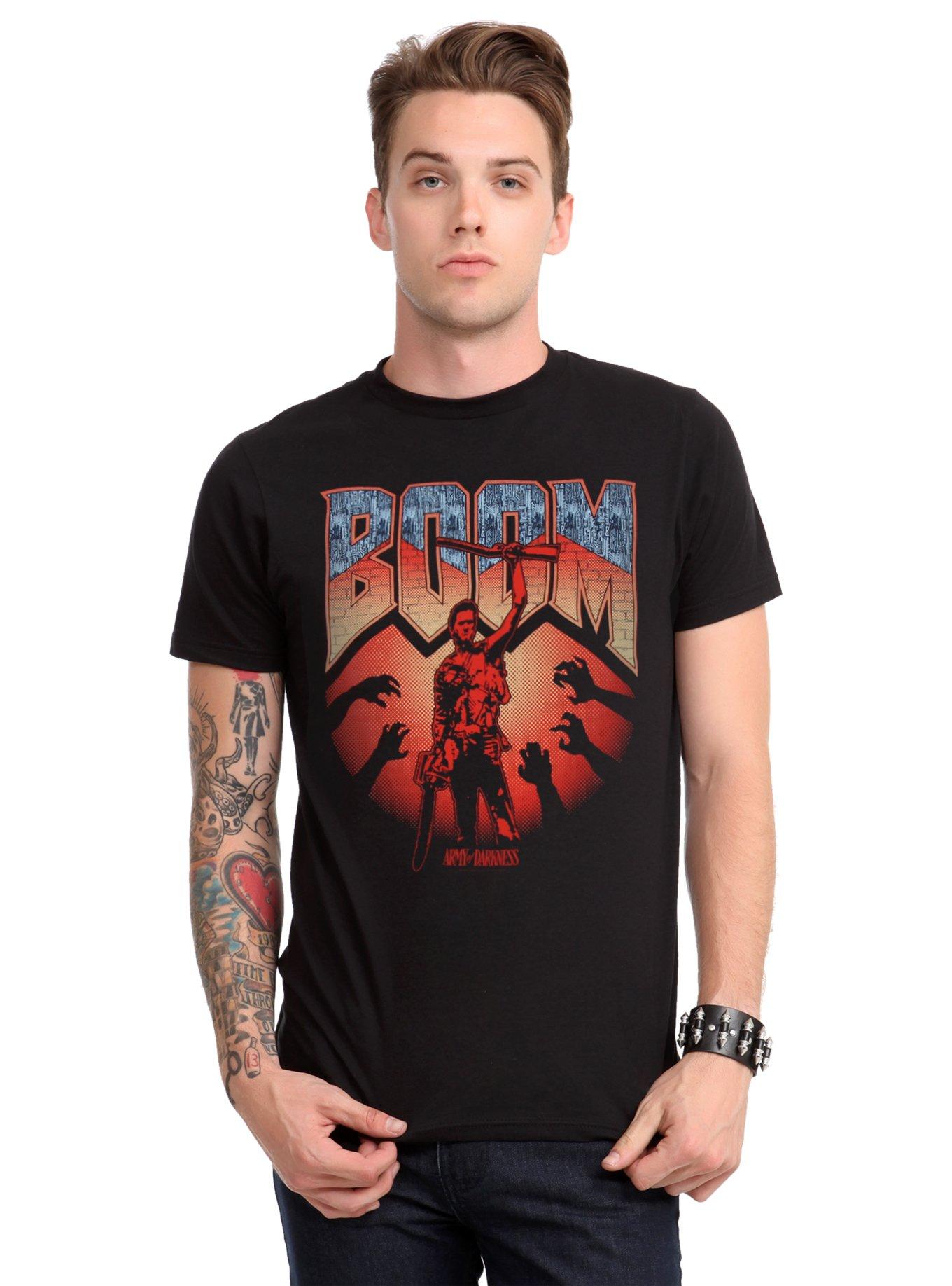Army Of Darkness BOOM Logo T-Shirt, , alternate
