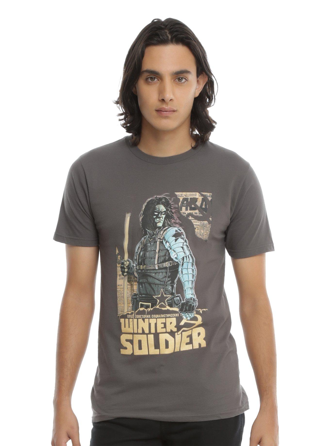 Marvel Winter Soldier T-Shirt, , alternate