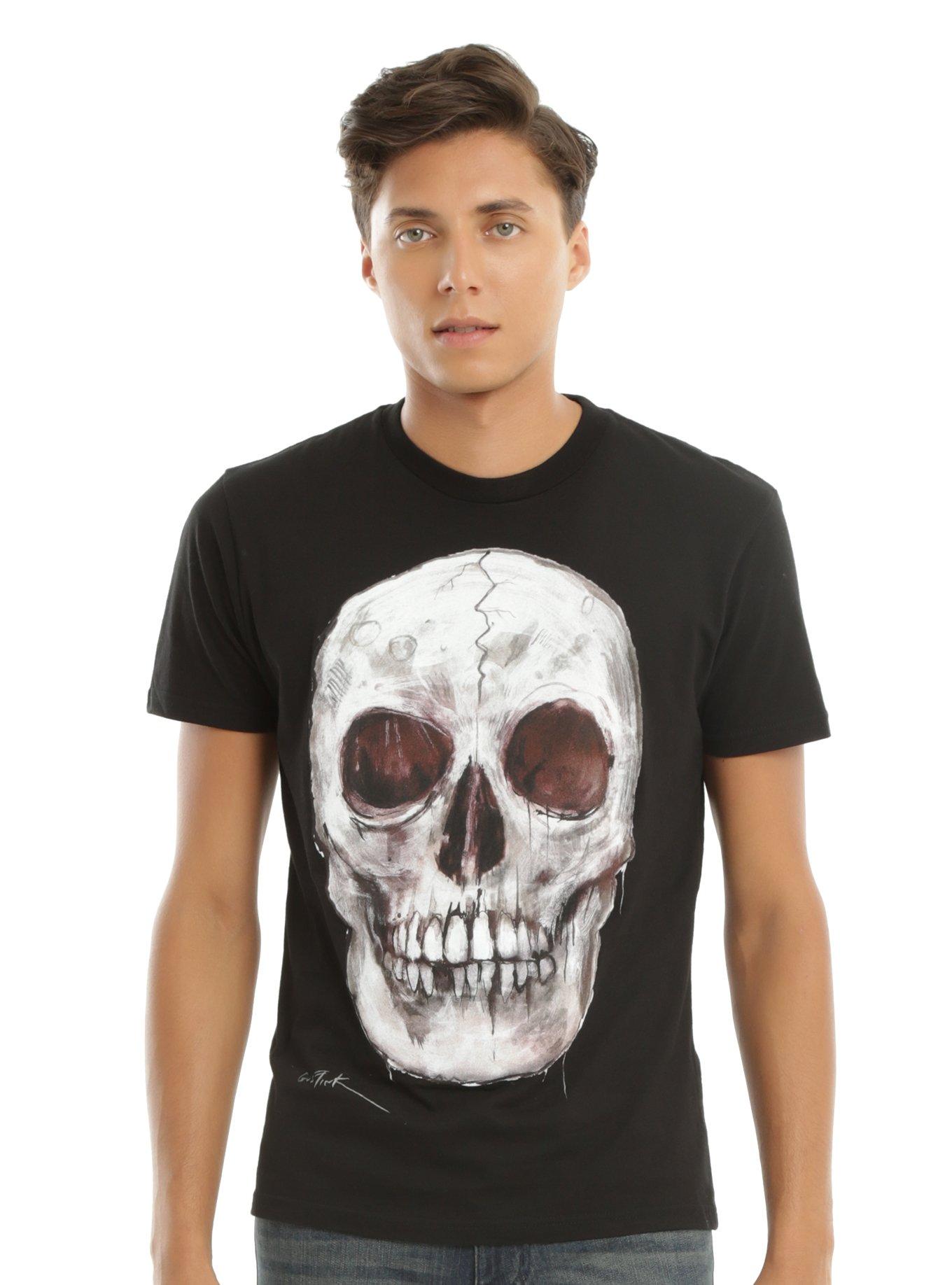 Gus Fink Skull T-Shirt, , alternate