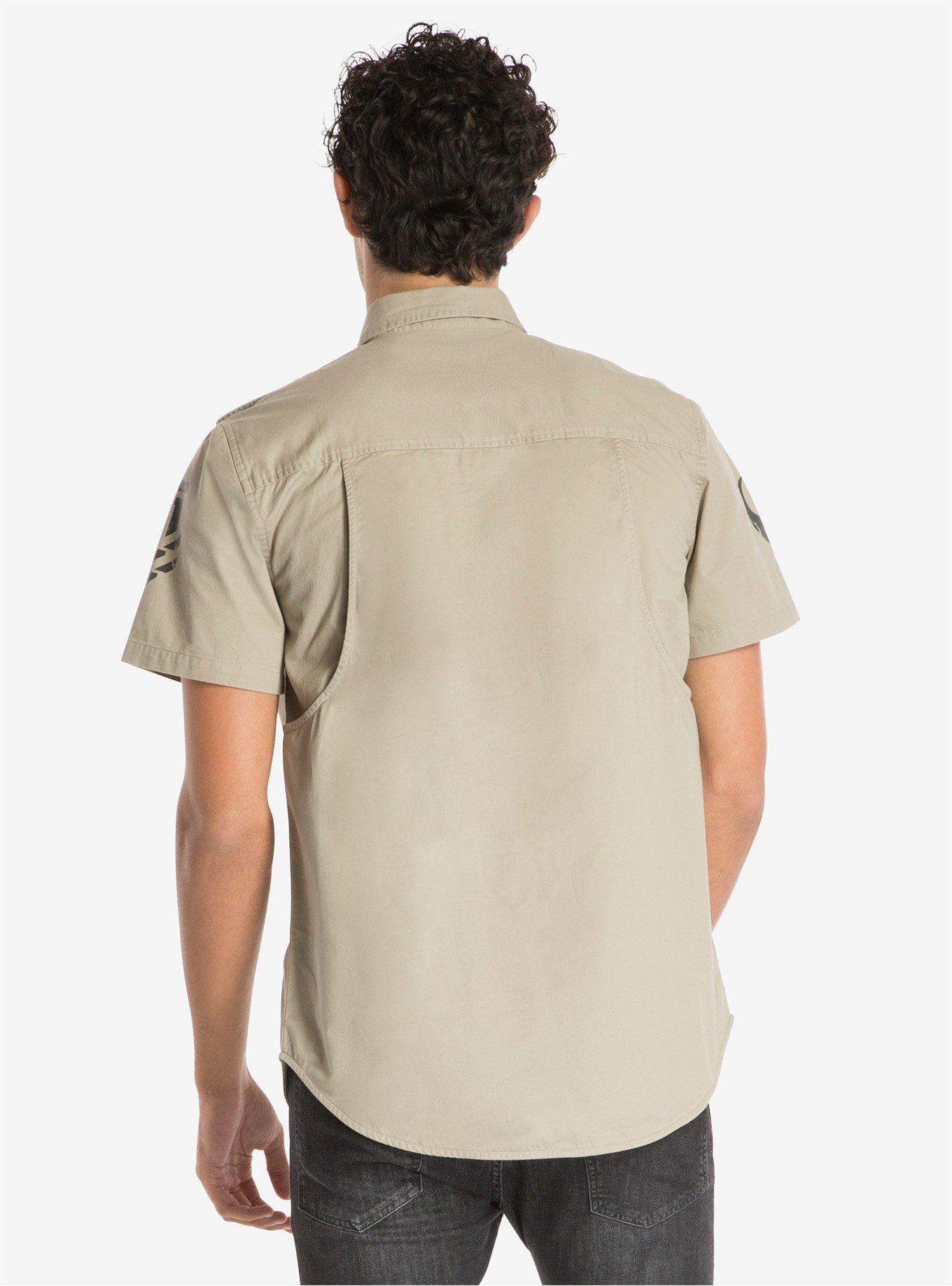 Star Wars Rogue One Cassian Short-Sleeved Woven Button-Up, , alternate