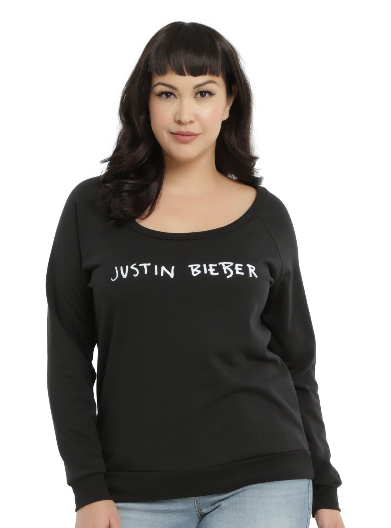 Justin Bieber What Do You Mean Girls Pullover Top Plus Size, , alternate