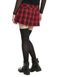 Red & Black Plaid Skirt, , alternate