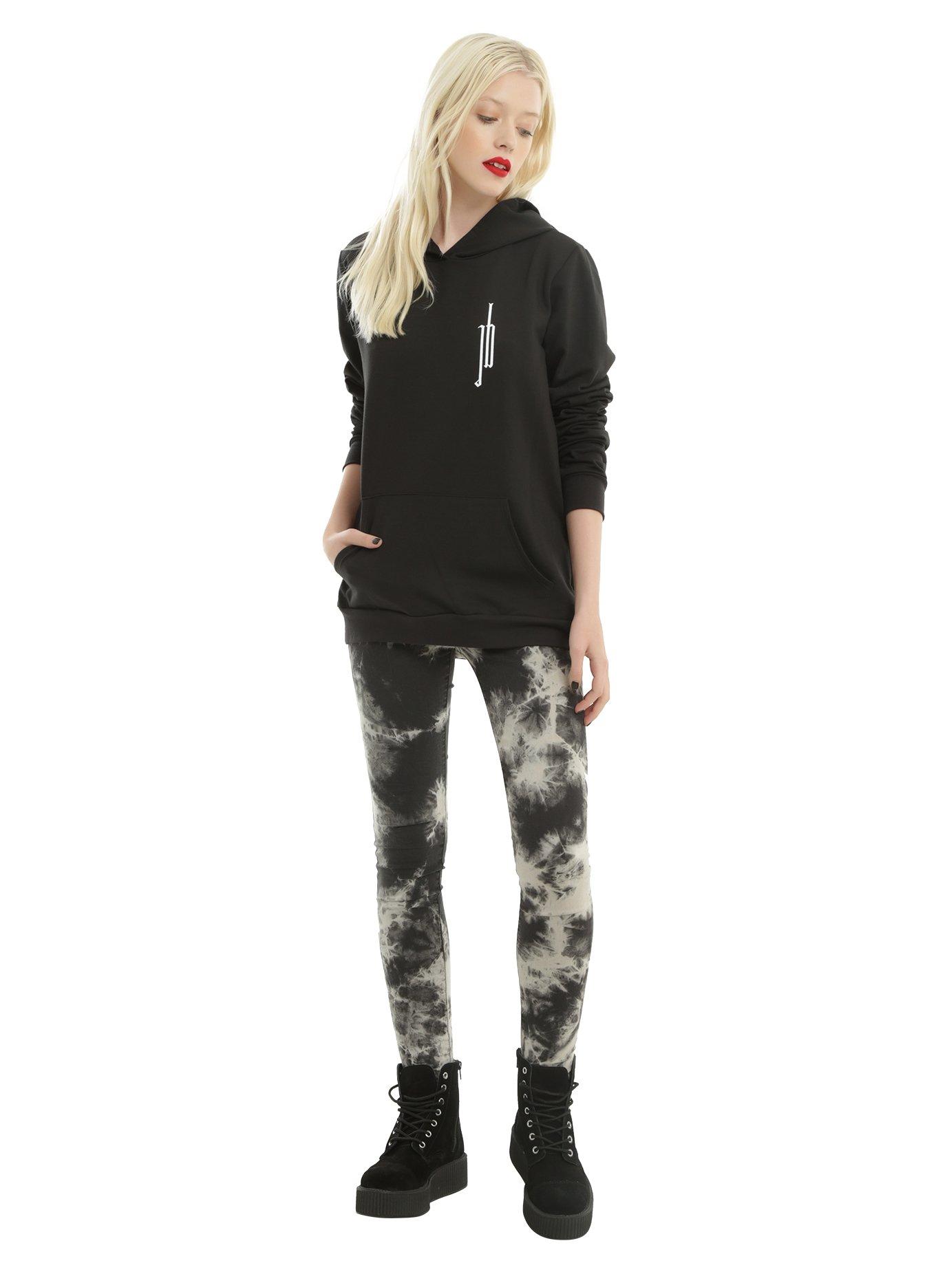 Justin Bieber Profile Back Girls Hoodie, , alternate