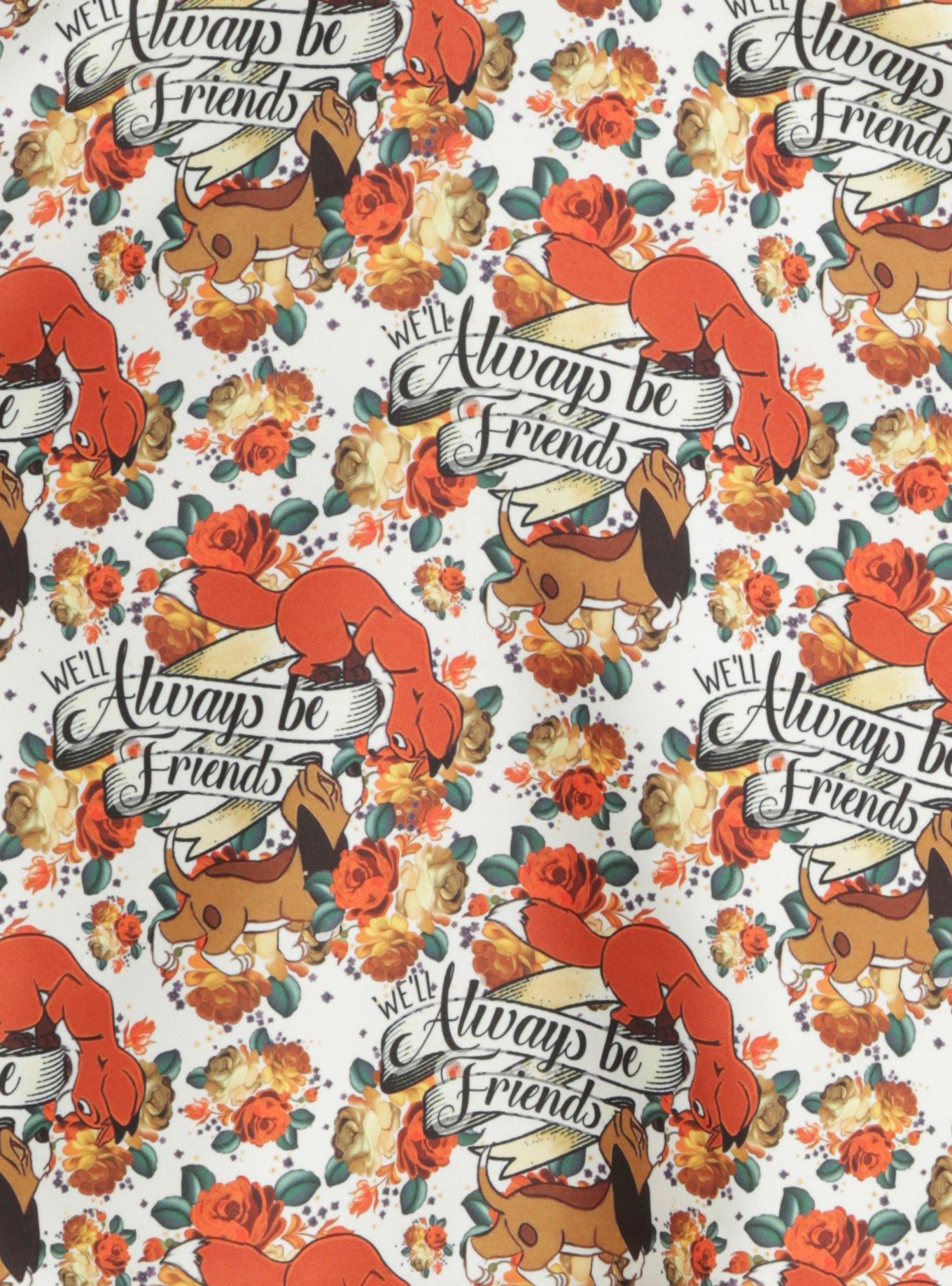 Disney Fox And The Hound Toss Print Circle Skirt, , alternate